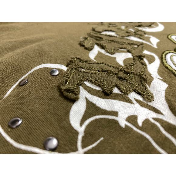 Black Label Premium Affliction 4XL L/S shirt embordered Life Death Patches - Picture 13 of 15